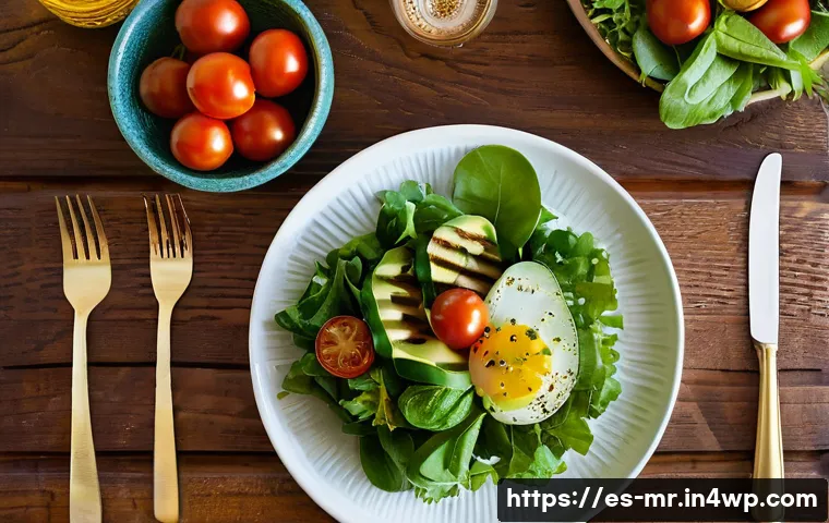 의식적 식사법 실천하기 - **Prompt 1: Sensory Delight of a Mindful Meal**
"A close-up shot of a beautifully arranged, vibr...